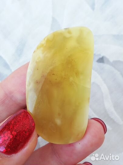 Вставка для кулона Янтарь Вес 12,7 гр. Натуральный