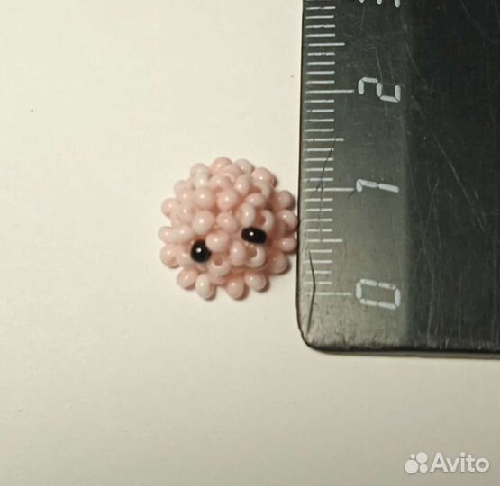 Осьминожка из бисера, ручная работа