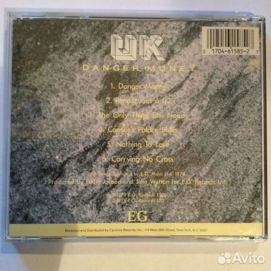 CD UK/Danger Money,US press