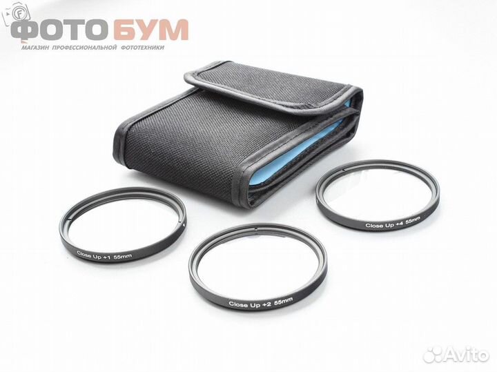 Макролинза (+1 +2 +4) Fujimi 55 мм