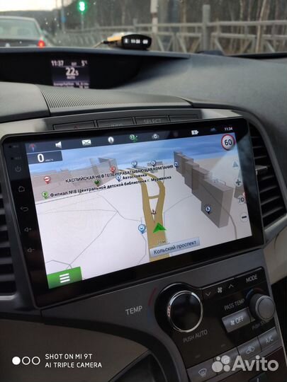Магнитола Toyota Venza Android IPS экран Новая