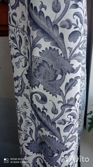 Шторы Икеа х/б, длина 245 см