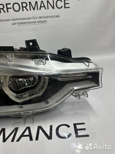 Правая фара LED Хром BMW F30 F31 Ф30 Ф31