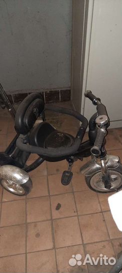 Детский велосипед с ручкой бу