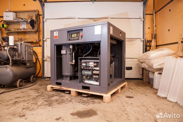 Компрессор 30 кВт винтовой 8/10 Бар