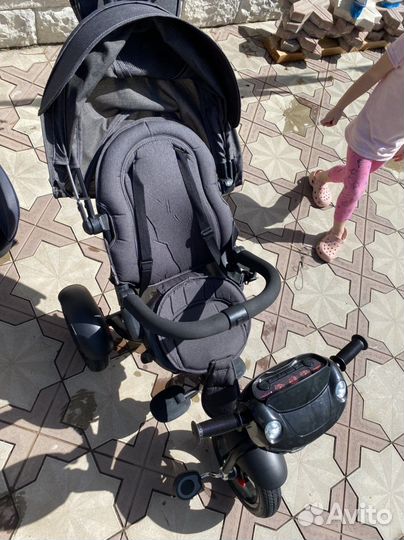 Детский велосипед с ручкой новый