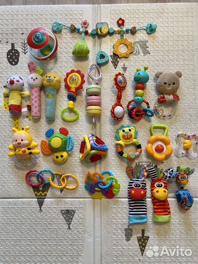Игрушки для малышей 0+ пакетом
