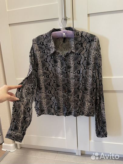 Блузка рубашка zara