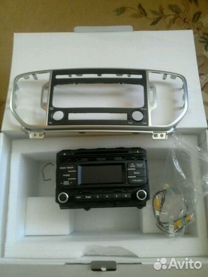 Новая штатная магнитола на kia sportage 4