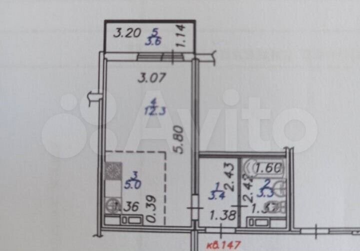 Квартира-студия, 28 м², 14/16 эт.