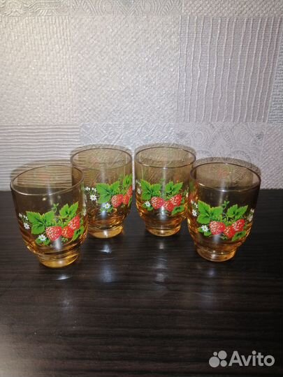 Посуда цветное стекло СССР