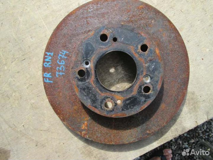 Тормозной диск передний Honda Stream RN1 D17A