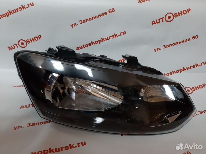 Фара передняя Поло седан Polo sedan Rus