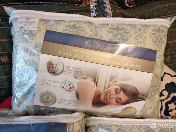 Набор подушек и одеяла