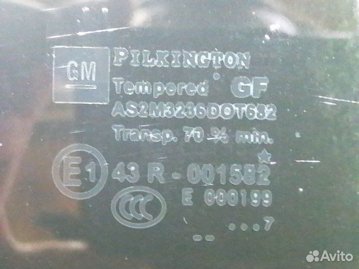 Стекло заднее правое Opel Astra H 2004-2008