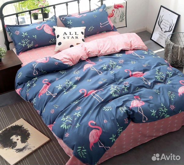 Белье постельное сатин-хлопок