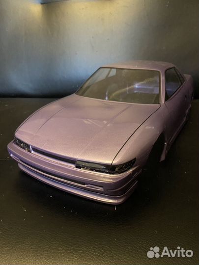 Дрифт кузов RC 1/10 Nissan Silvia новый