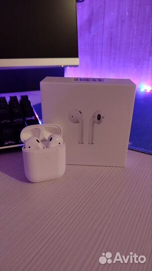 Беспроводные наушники apple airpods 2