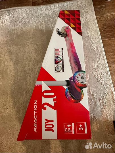 Самокат детский трехколесный новый