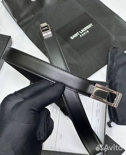 Ремень женский Ysl черный