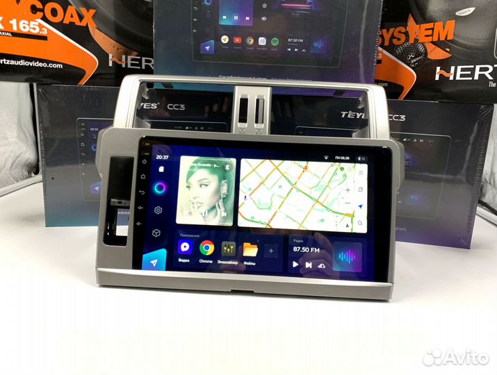 Магнитола на андройде Teyes CC3 4/64 для Тойота