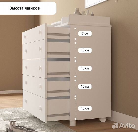 Пеленальный комод