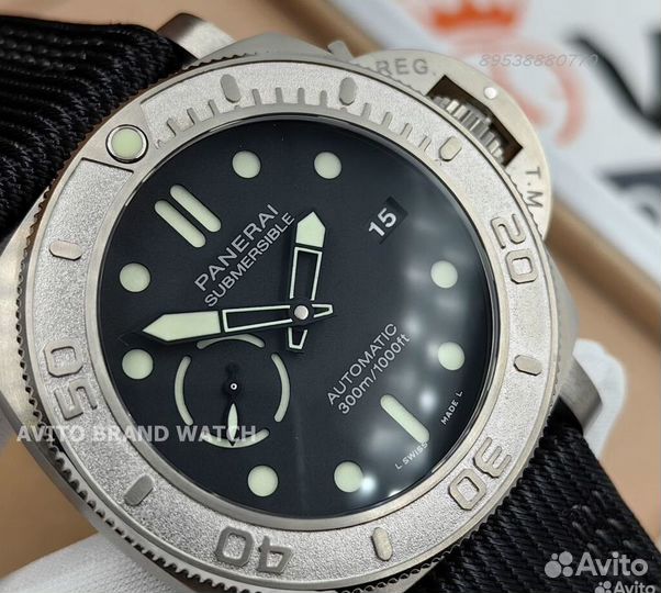 Часы Panerai Submersible Mike Horn титановые новы