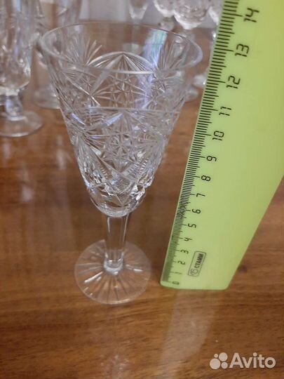 Хрустальные фужеры СССР