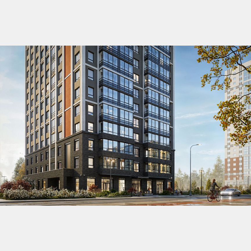 Квартира-студия, 28,4 м², 24/25 эт.