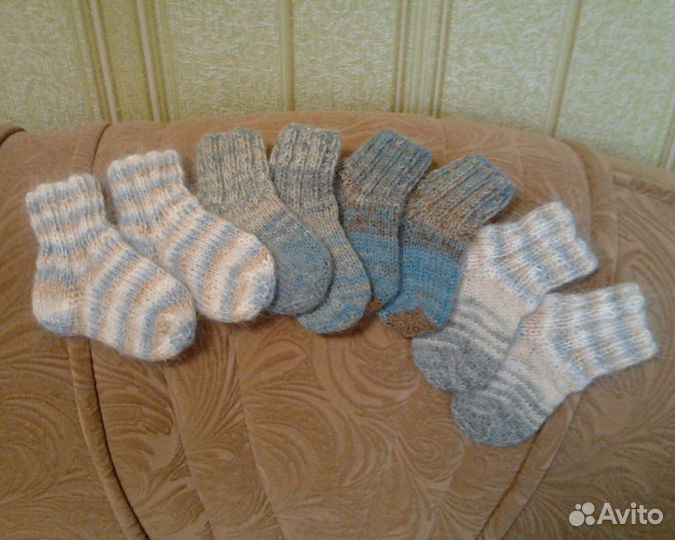 Вязаные носки