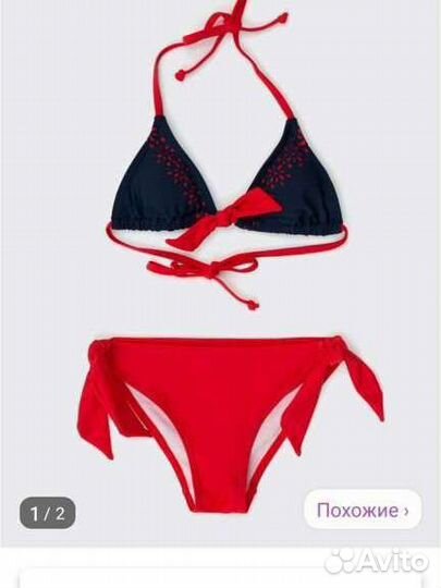 Купальник р. 134, очки и шапочка