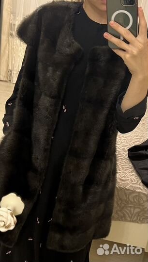 Норковая безрукавка