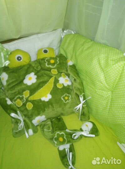 Кроватка с новым набором