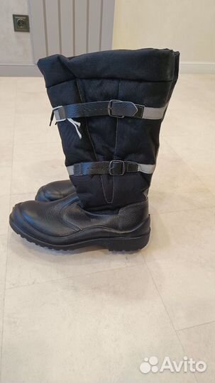 Сапоги из юфти зимние