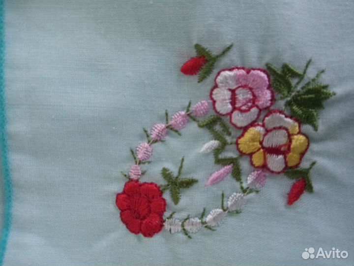 Салфетки платочки носовые батист с вышивкой СССР