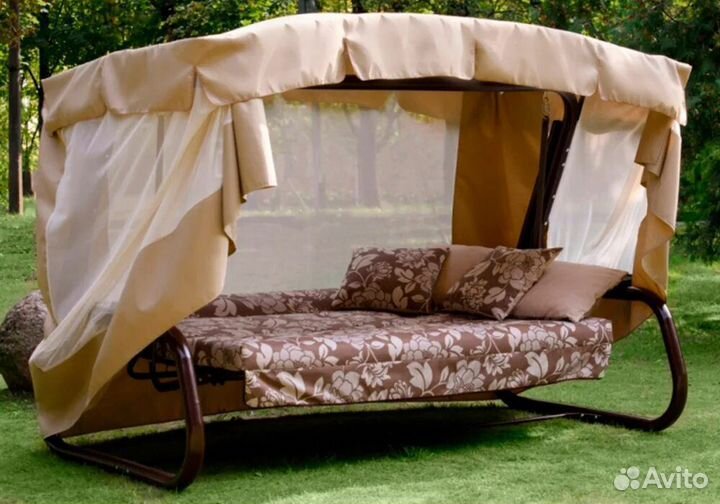 Качели садовые четырёхместные Александрия