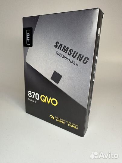 Новый Samsung SSD 870 QVO 4TB