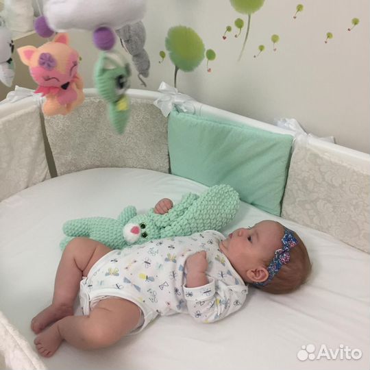 Бортики в детскую кроватку