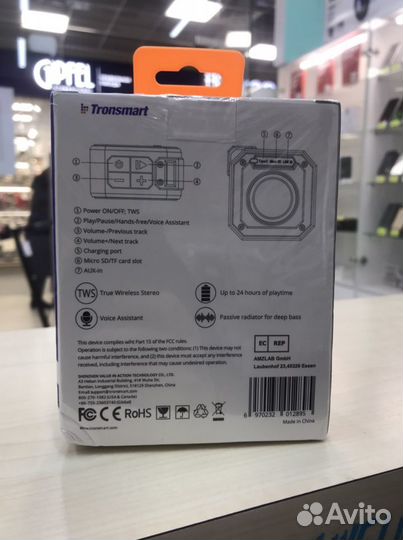 Портативная колонка tronsmart element groove новая