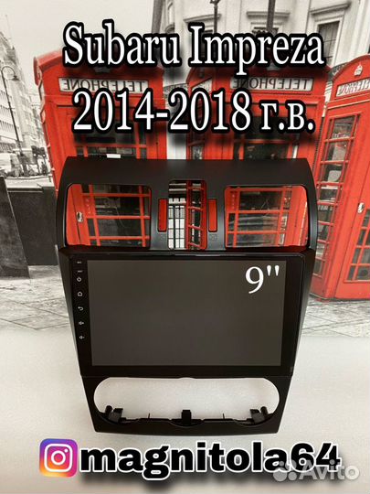Android магнитола Subaru Impreza IV 14-19