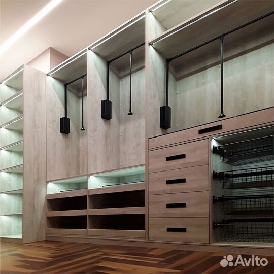 Шкаф белый гардеробная