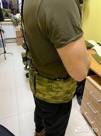 Боевой пояс с баллистической защитой и лямками Бр1