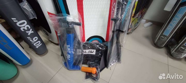 Доска для серфинга (SUP) с веслом walaw 10,6