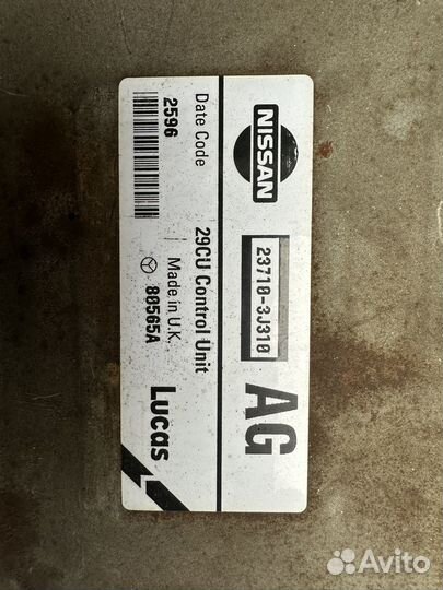 Эбу(мозги) nissan примера р11, альмера n15