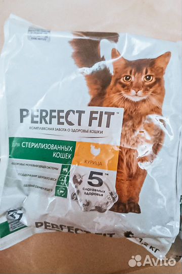 Корм для кошек Purina one, Perfect fit сухой