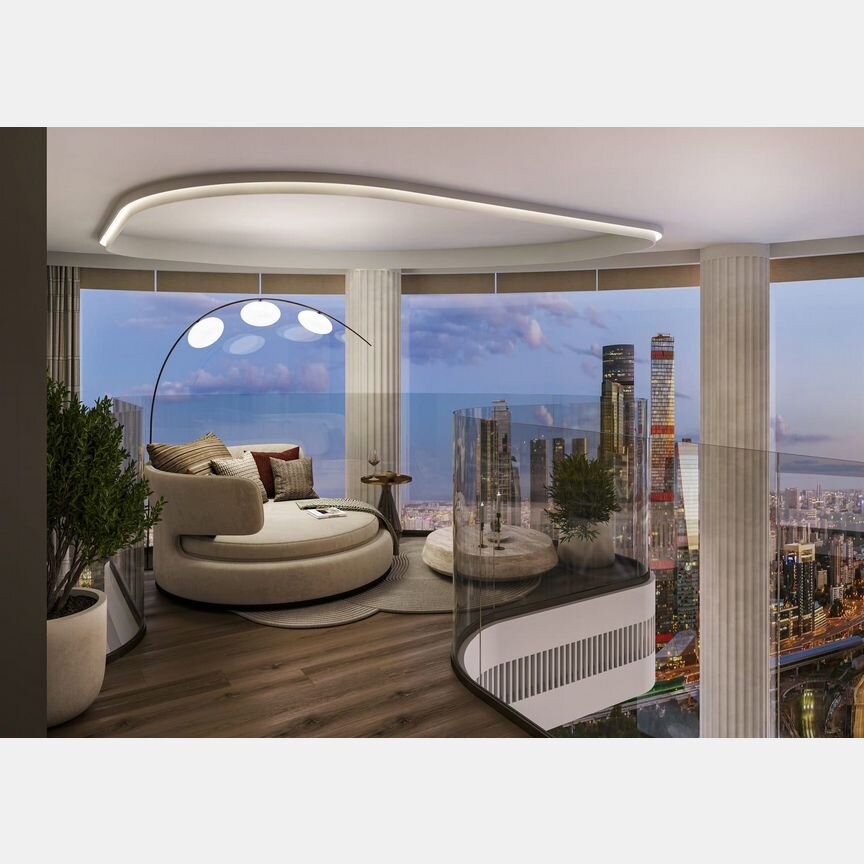 2-к. квартира, 68 м², 7/46 эт.