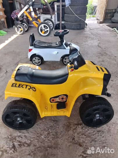 Детский электро квадроцикл бу в отличном состоянии