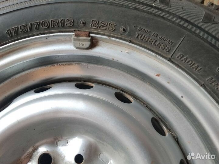 Зимняя резина с дисками на ваз