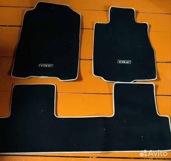 Автомобильные коврики ворсовые Хонда срв 3