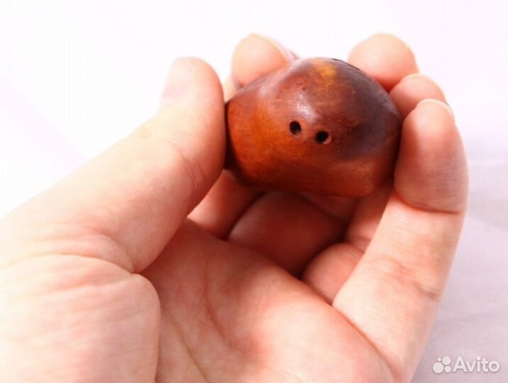 Статуэтка Стопа Будды - Нэцкэ Дерево Самшит ru*46